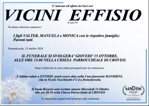 Vicini Effisio di anni 94 Vicini Effisio di anni 94