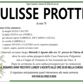 Ulisse Protti di anni 78 Ulisse Protti di anni 78