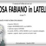 Rosa Fabiano in Latella di anni 79