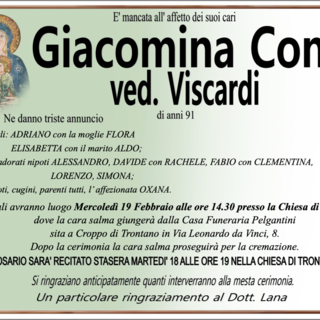 Giacomina Conti ved. Viscardi di anni 91