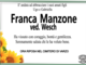 Franca Manzone ved. Wesch