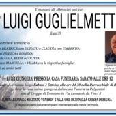Luigi Guglielmetti di anni 89