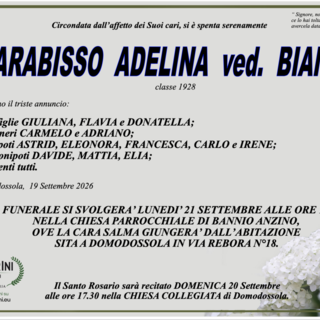 Marabisso Adelina ved. Bianchi classe 1928