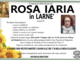 Rosa Iaria in Larnè di anni 68