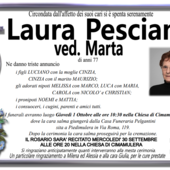 Laura Pesciani ved. Marta di anni 77