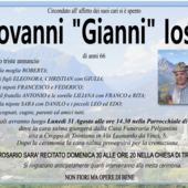 Giovanni "Gianni" Iossi di anni 66 Giovanni "Gianni" Iossi di anni 66