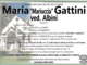 Maria 'Mariuccia' Gattini ved. Albini 96 anni