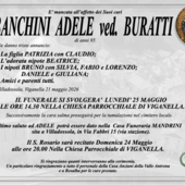 Banchini Adele ved. Buratti di anni 95