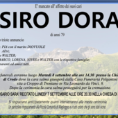 Siro Dora di anni 79 Siro Dora di anni 79