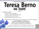 Teresa Berno di anni 90