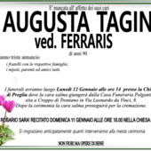 Augusta Tagini ved. Ferraris anni 90