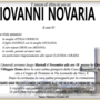 Giovanni Novaria 85 anni