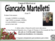 Giancarlo Martelletti di anni 74
