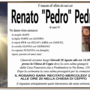 Renato &quot;Pedro &quot; Pedroli di anni 91