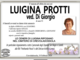 Luigina Protti ved. Di Giorgio di anni 91