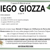 Diego Giozza di anni 74 Diego Giozza di anni 74