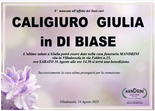 Caligiuro Giulia in Di Biase