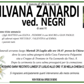 Silvana Zanardi ved. Negri di anni 81 Silvana Zanardi ved. Negri di anni 81