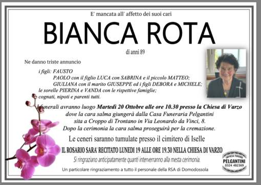 Bianca Rota di anni 89 Bianca Rota di anni 89