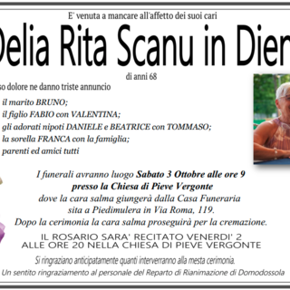 Delia Rita Scanu in Dieni di anni 68
