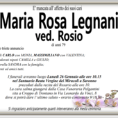 Maria Rosa Legnani di anni 79