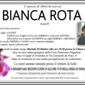 Bianca Rota di anni 89 Bianca Rota di anni 89