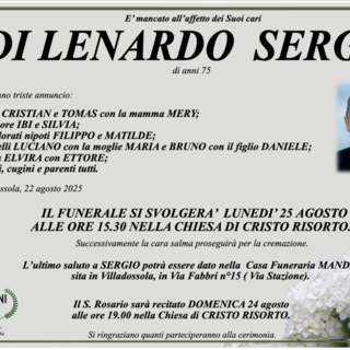 Di Lenardo Sergio di anni 75