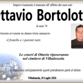 Ottavio Bortolotti di anni 74