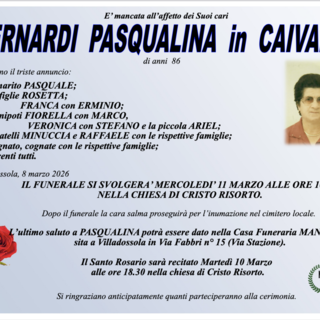 Bernardi Pasqualina in Caivano di anni 86