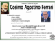 Cosimo Agostino Ferrari di anni 72