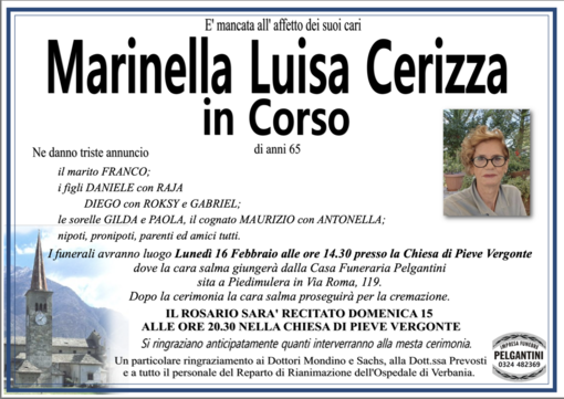 Marinella Luisa Cerizza in Corso di anni 65