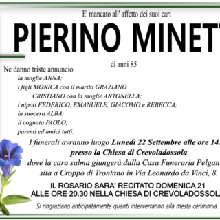 Minetti Pierino 85 anni