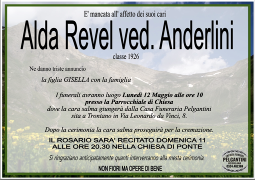 Alda Revel ved. Anderlini