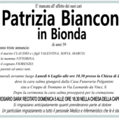 Patrizia Bianconi in Bionda di anni 59