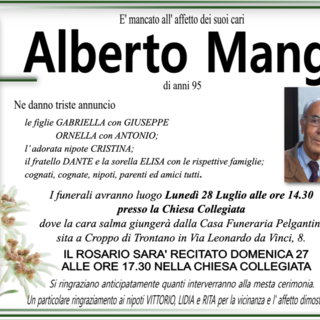 Mangia Alberto 95 anni