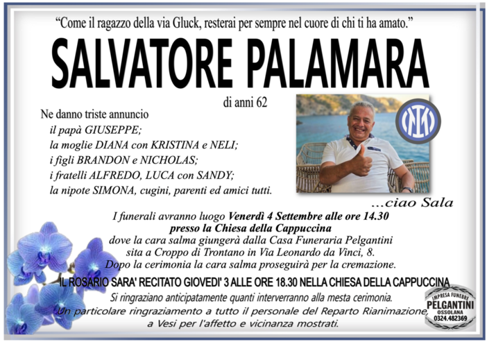 Salvatore Palamara di anni 62