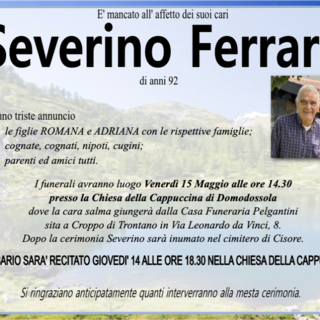Severino Ferrari di anni 92 Severino Ferrari di anni 92
