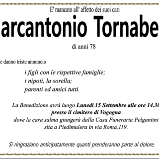 Marcantonio Tornabene di anni 78