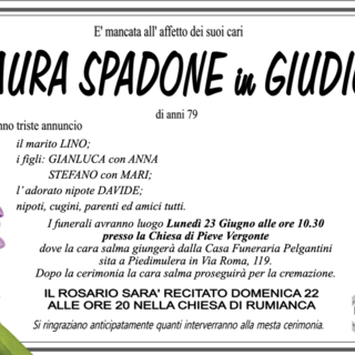 Laura Spadone in Giudici di anni 79
