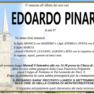 Edoardo Pinarel 87 anni