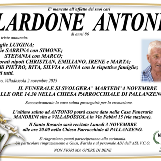 Blardone Antonio di anni 86