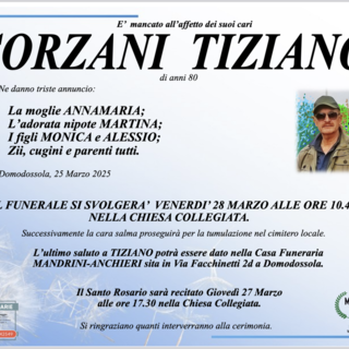 Corzani Tiziano di anni 80