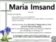 Maria Imsand di anni 86