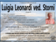 Luigia Leonardi ved. Storni di anni 91