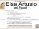 Elsa Artusio ved. Faccoli di anni 85 Elsa Artusio ved. Faccoli di anni 85