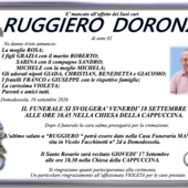 Ruggiero Doronzo di anni 82 Ruggiero Doronzo di anni 82