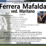 Ferrera Mafalda ved. Maritano di anni 95 Ferrera Mafalda ved. Maritano di anni 95
