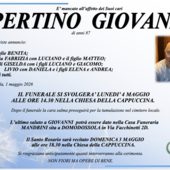 Spertino Giovanni di anni 87