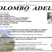 Colombo Adelio di anni 74 Colombo Adelio di anni 74
