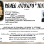 Romeo Antonio &quot;Tonino&quot; di anni 82